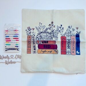 NWT 12 pc Taylor Swift Album Pillow Cover/Bracelet Bundle